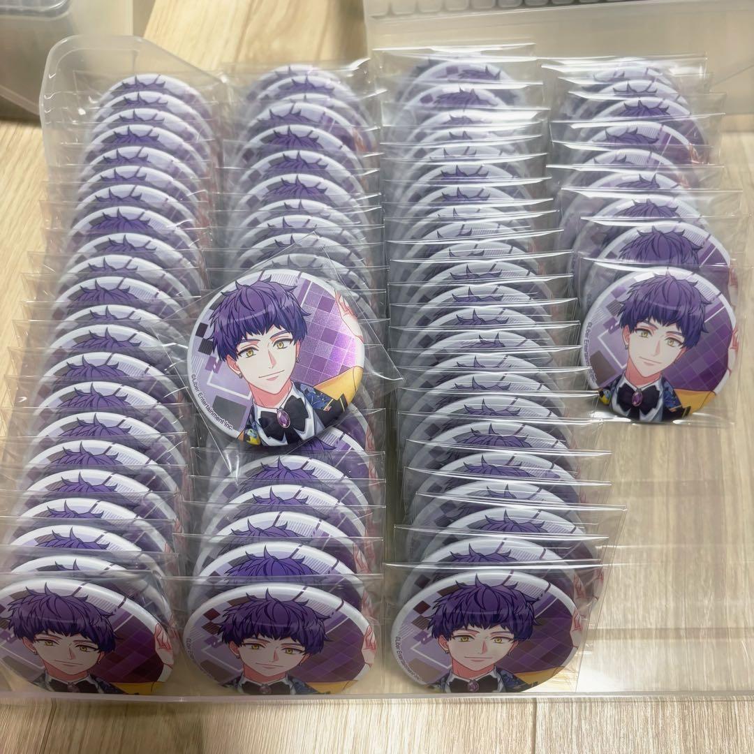 【新品未使用】A3! 兵頭九門 開花の約束 缶バッジ 79点