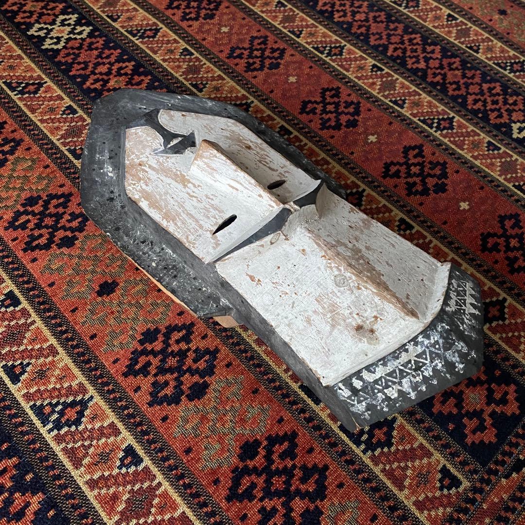 タプアヌマスク　タプアヌ　ミクロネシア　木製彫刻　民藝　古美術　プリミティブ