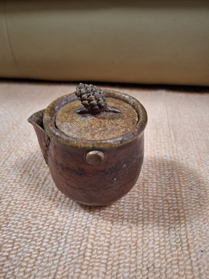 備前焼、松毬摘み、宝瓶