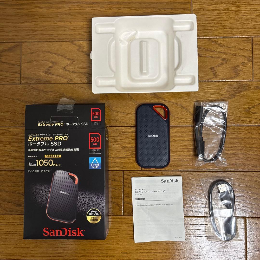 SanDisk Extreme PRO ポータブルSSD 500GB