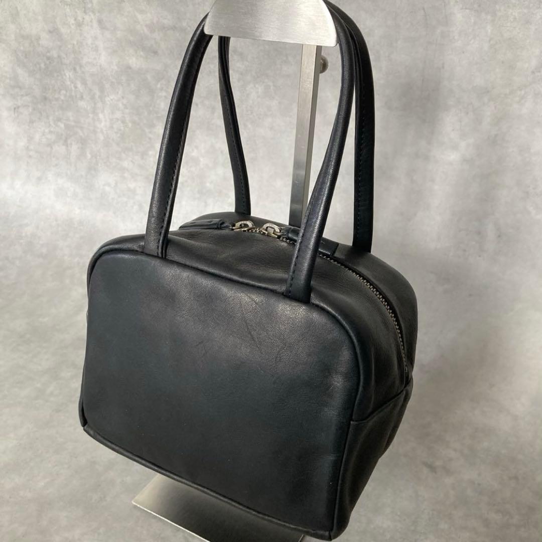 【希少✨️】a（アー）ボストンバッグ ブラック S レザーバッグ 本牛革
