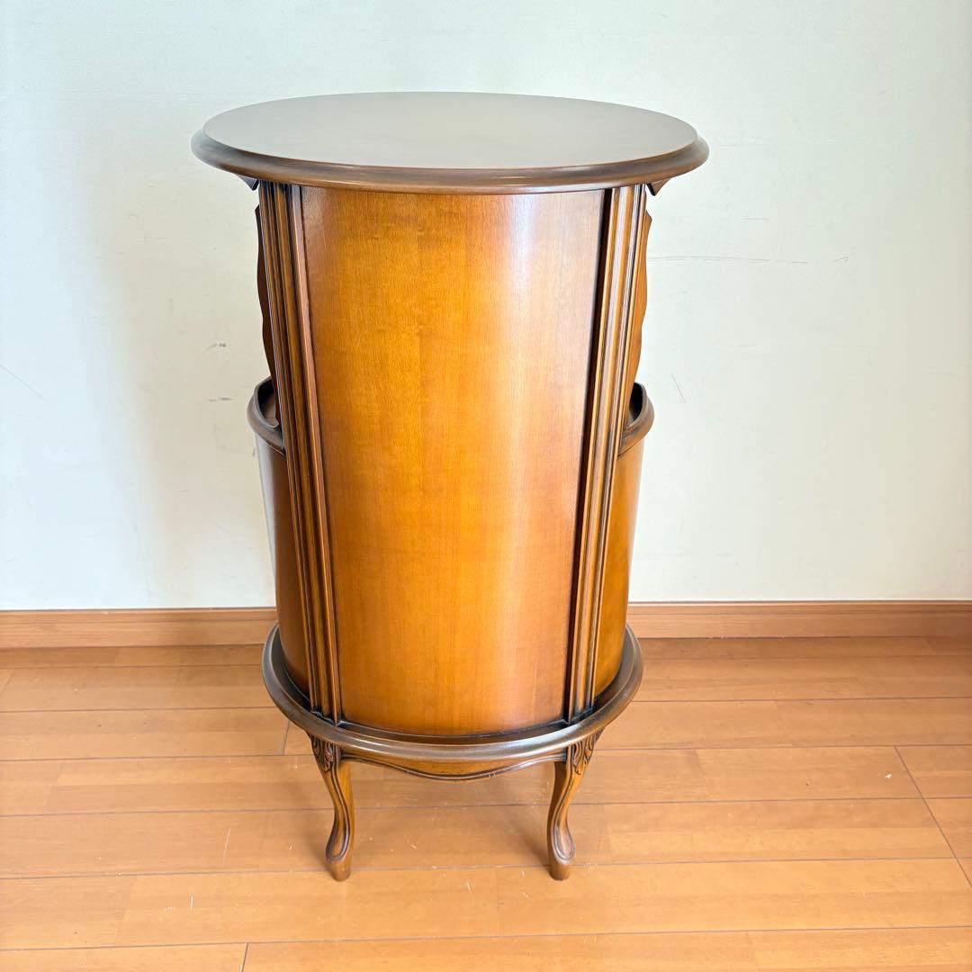 【美品・匿名配送】アンティーク調 猫脚 キャビネット 4段 チェスト コンソール