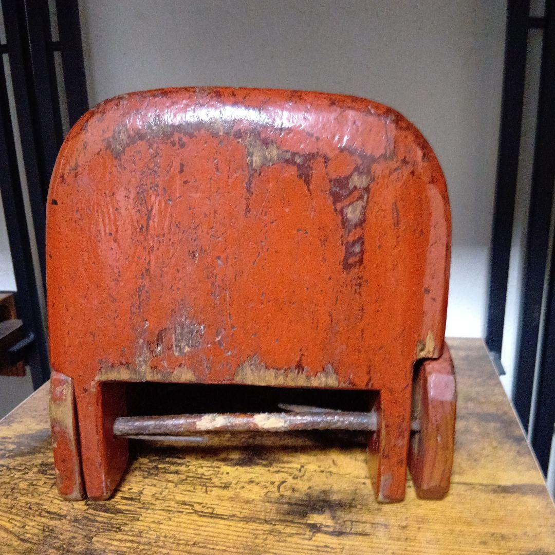 権現様 異様な獅子頭 江戸期 木彫 民間信仰 民俗資料 呪物 祭礼