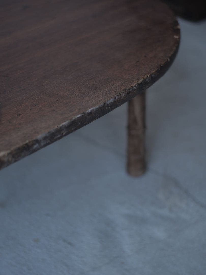 ちゃぶ台　ローテーブル　折り畳み　机　古家具　古道具　アンティーク　昭和レトロ