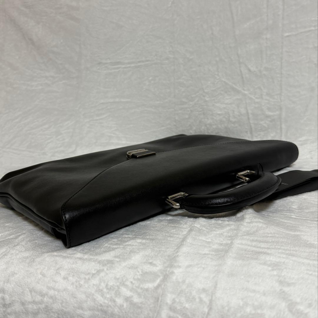 アルマーニ★ブリーフケース★レザー★黒系★未使用タグ付き