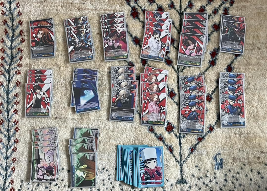 ヴァイスシュヴァルツ　ペルソナ５　青緑デッキ