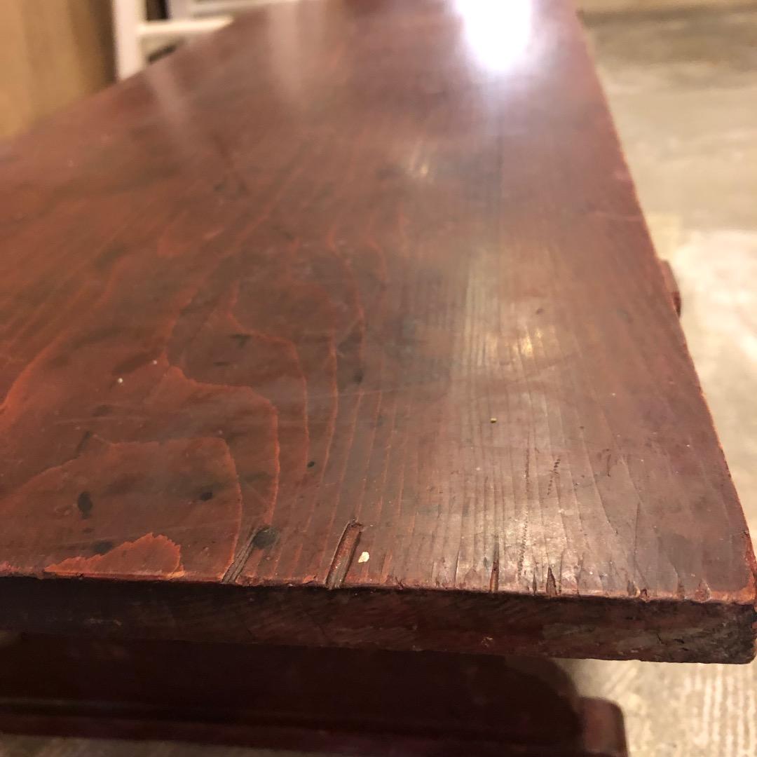 【昭和レトロ】　木製　文机　長テーブル　座卓 長座卓　ローテーブル　アンティーク