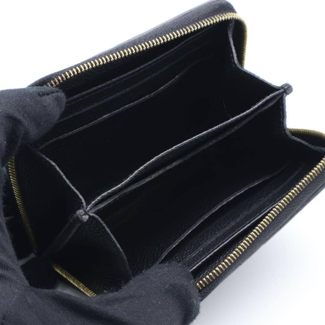 【超極美品】ルイヴィトン　ジッピーパース　モノグラムアンプラント　黒