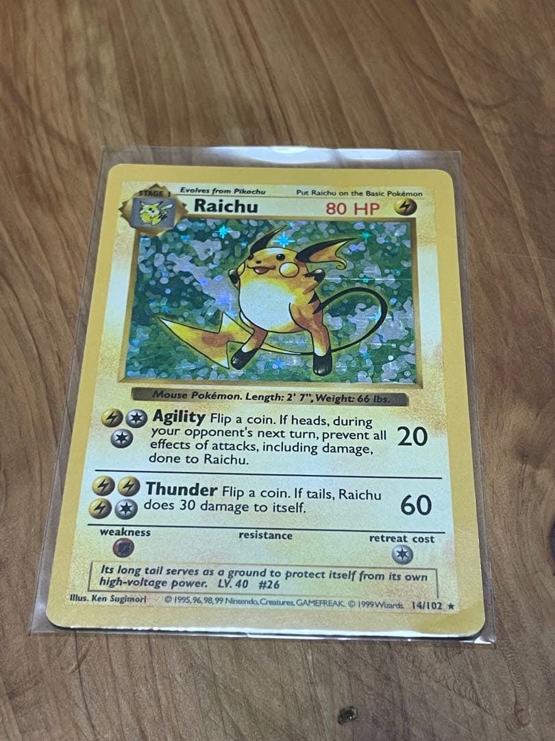 シャドーレス　ライチュウ　Raichu 英語版 shadow less