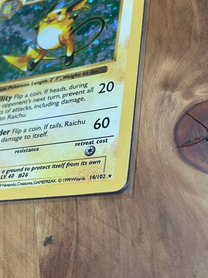 シャドーレス　ライチュウ　Raichu 英語版 shadow less