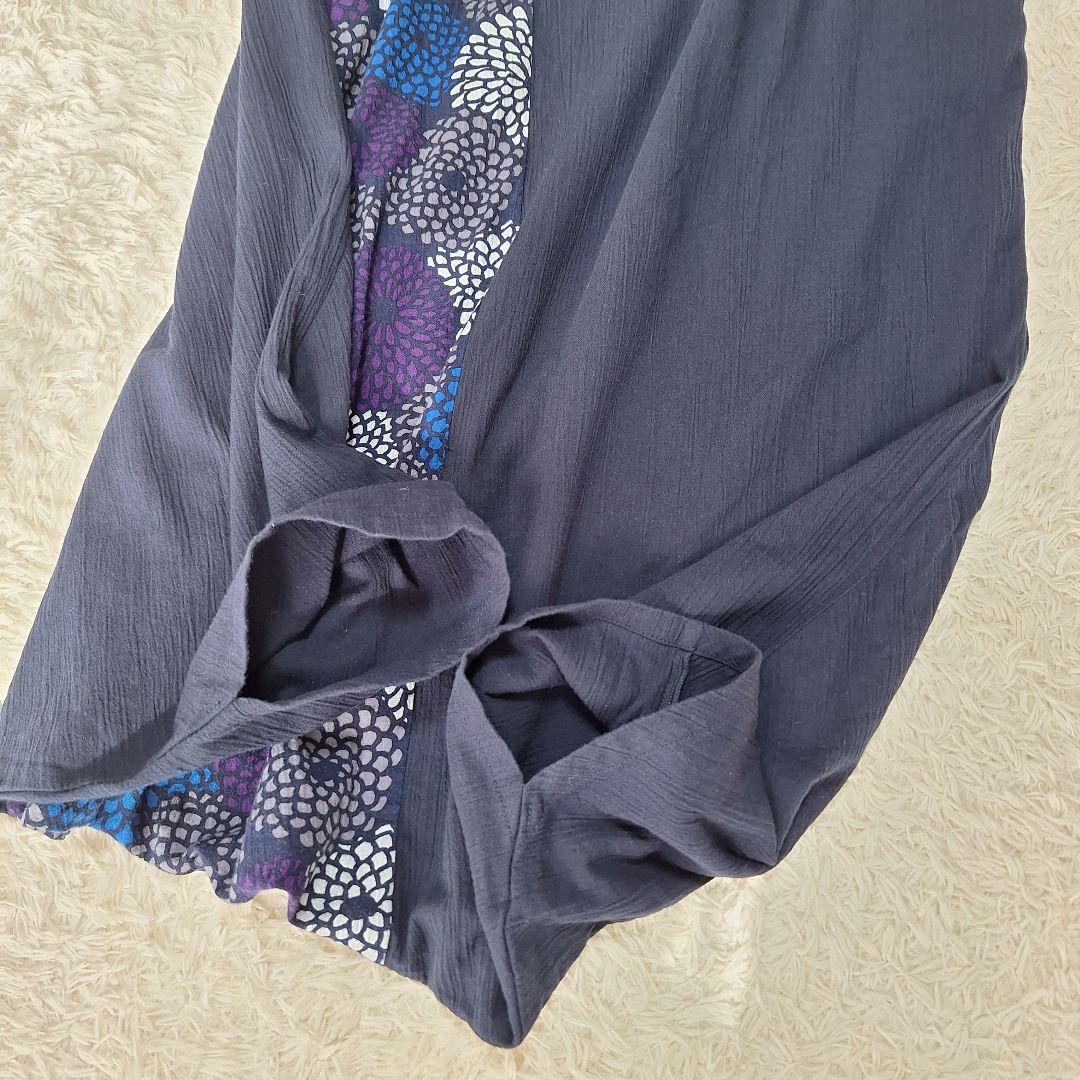 【美品】SOU・SOU モスリン富士　菊づくし夜来　サルエルパンツ　M