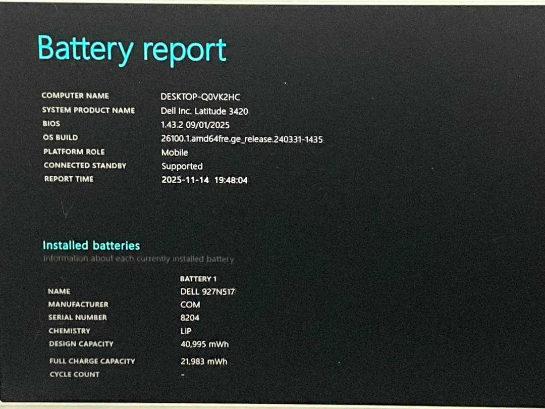 DELL Latitude3420 第11世代i5★16GB★SSD512GB