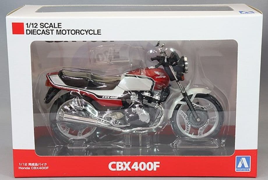 アオシマ スカイネット 1/12 ホンダ CBX400F パールキャンディレッド