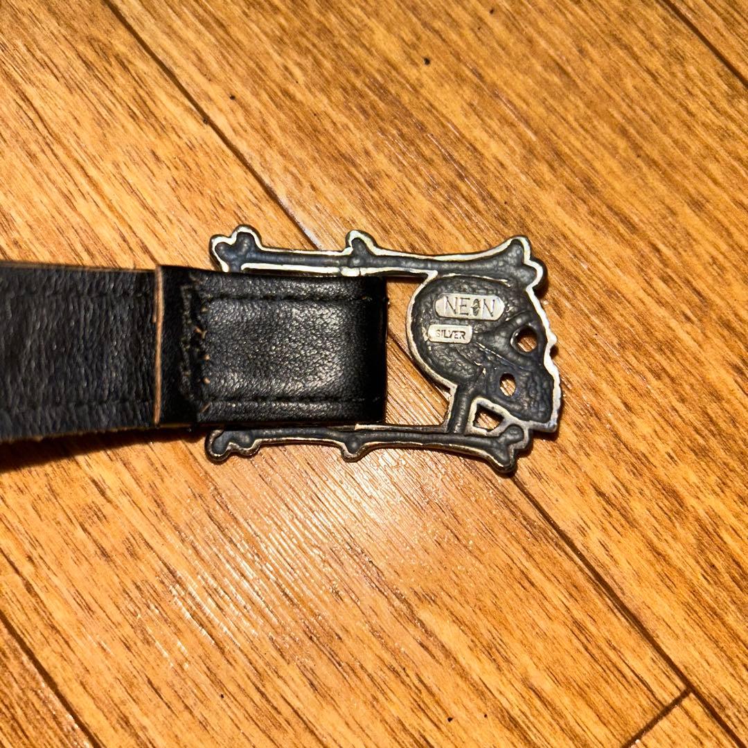 最終値下げ オリジナル スカルブレスレット スカルベルト silver925