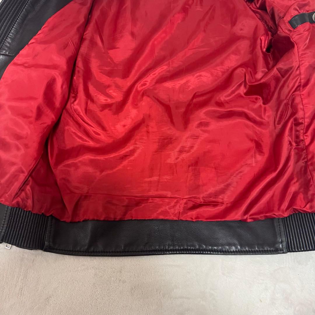 DIESEL ディーゼル シングルライダースジャケット　羊革 シープスキン