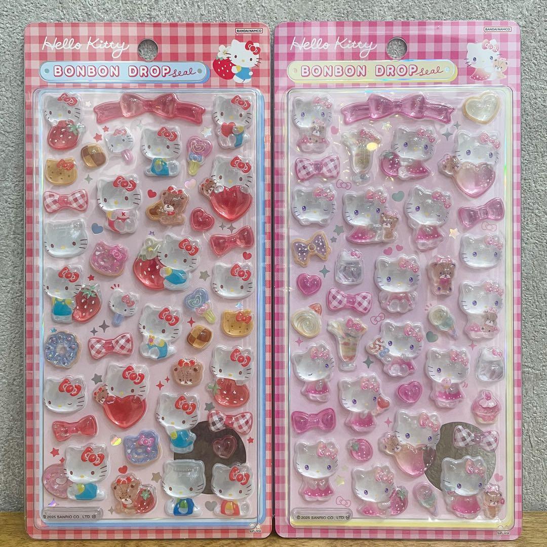 【正規品】 ボンボンドロップシール サンリオ mini ＋ 第2弾 全種類セット