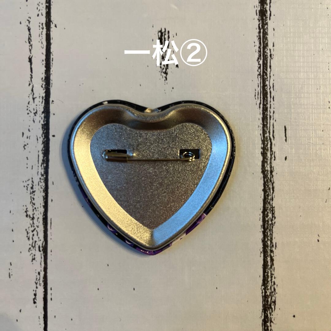 おそ松さん ハート缶バッジ　悪魔バンド　HMV トド松　一松　カラ松　チョロ松