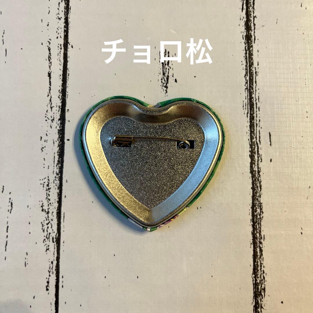 おそ松さん ハート缶バッジ　悪魔バンド　HMV トド松　一松　カラ松　チョロ松