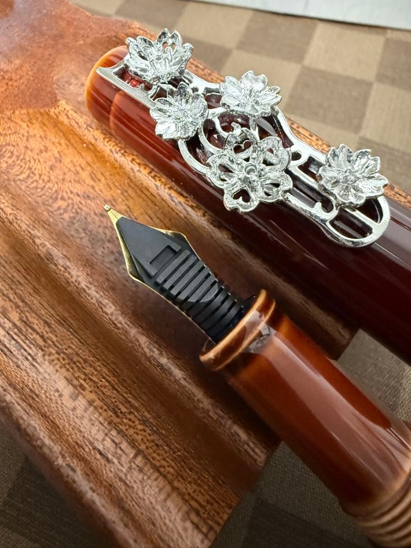 中屋万年筆、桜