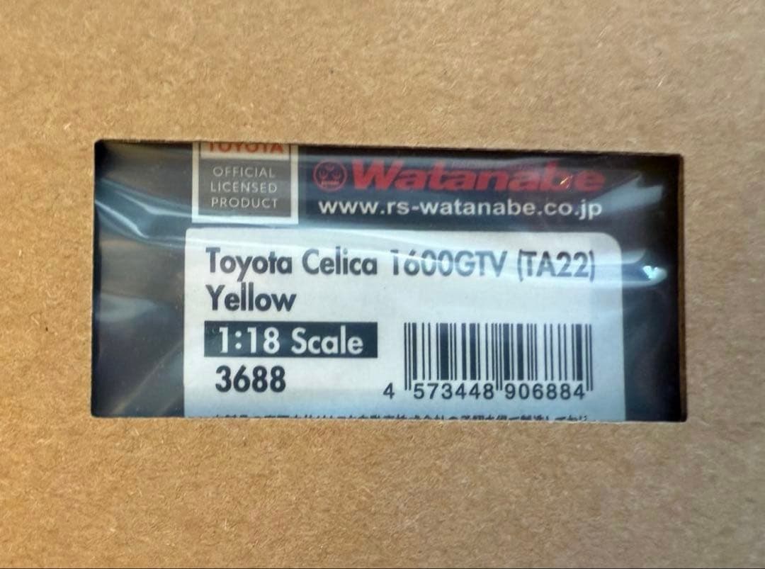 ミニカー IG3688 1/18 Toyota Celica 1600GTV TA22