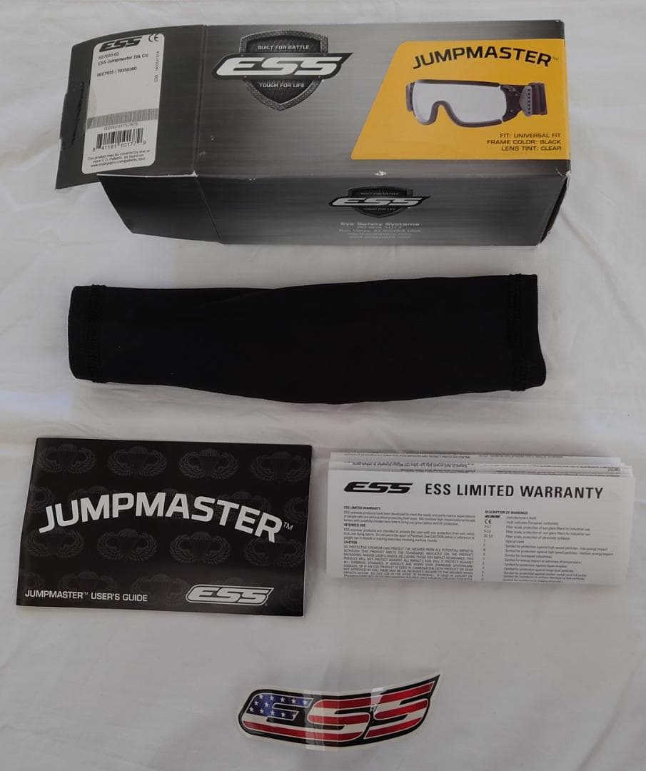 ぴ*ぴ様 ESS 空挺用ゴーグル　JUMP　MASTER　クリア　EE7035-