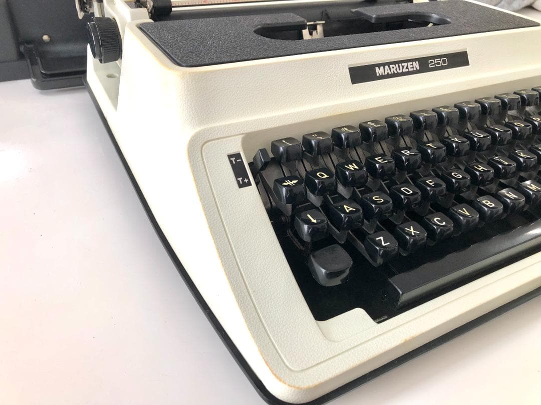 【完動品・印字可能】マルゼン 250 タイプライター おまけ付（説明書コピー）