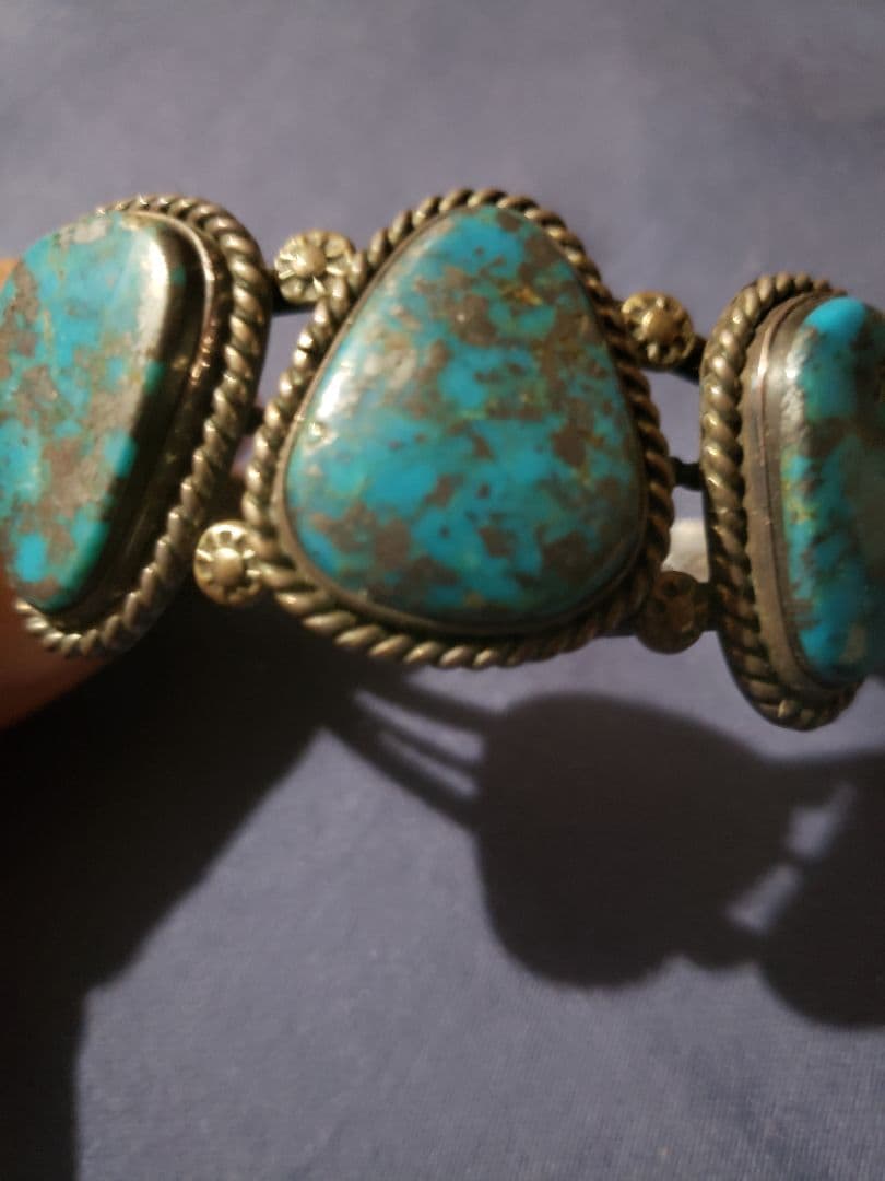 アリゾナターコイズトリプルストーンバングル