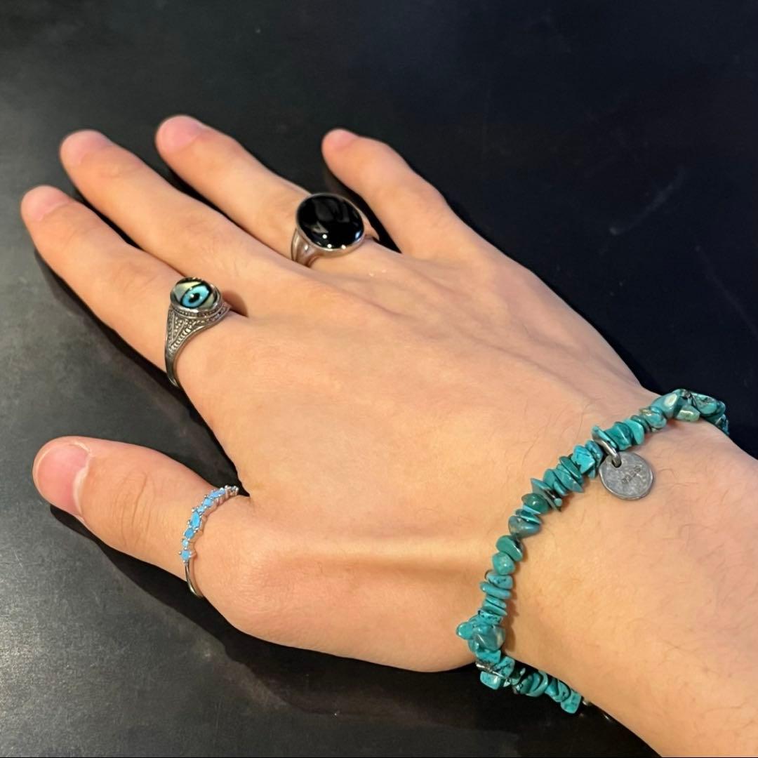 SILVER925 TURQUOISE BRACELET/シルバー/ブレスレット
