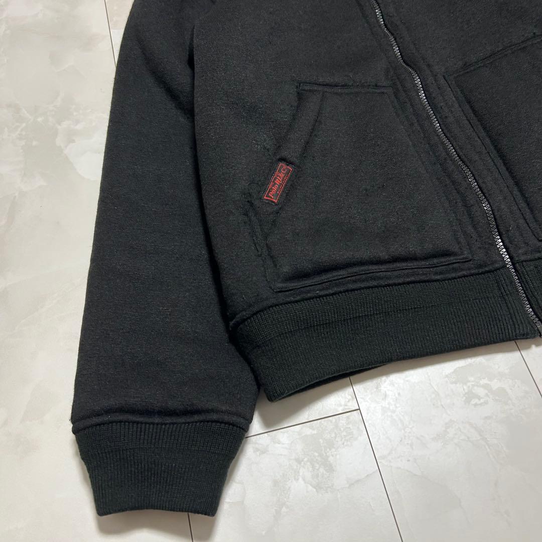 ポロ・ラルフ・ローレン フリースジャケット 黒 裏ボア