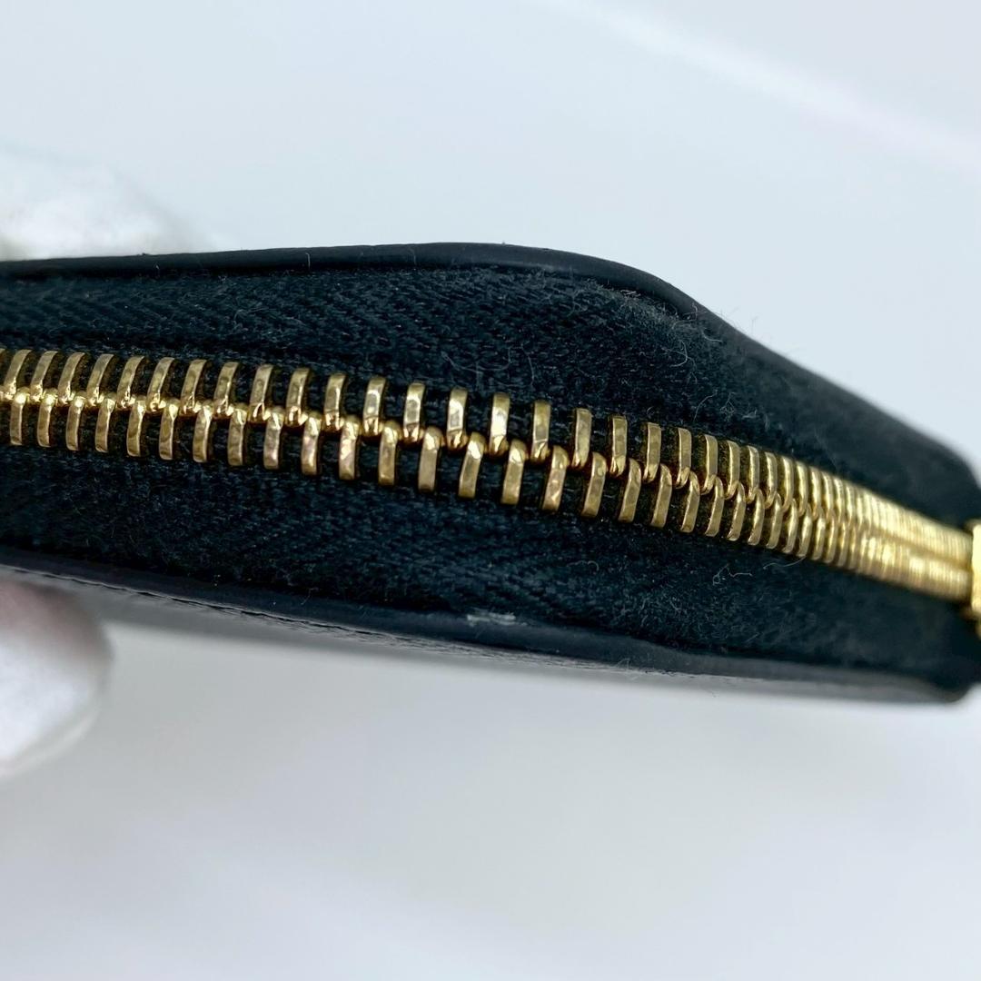 た*か様 【CELINE】 コンパクト ジップ ウォレット ケース ブラッ