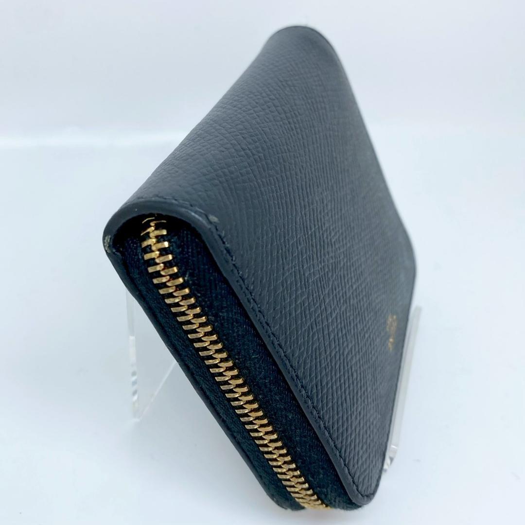 た*か様 【CELINE】 コンパクト ジップ ウォレット ケース ブラッ