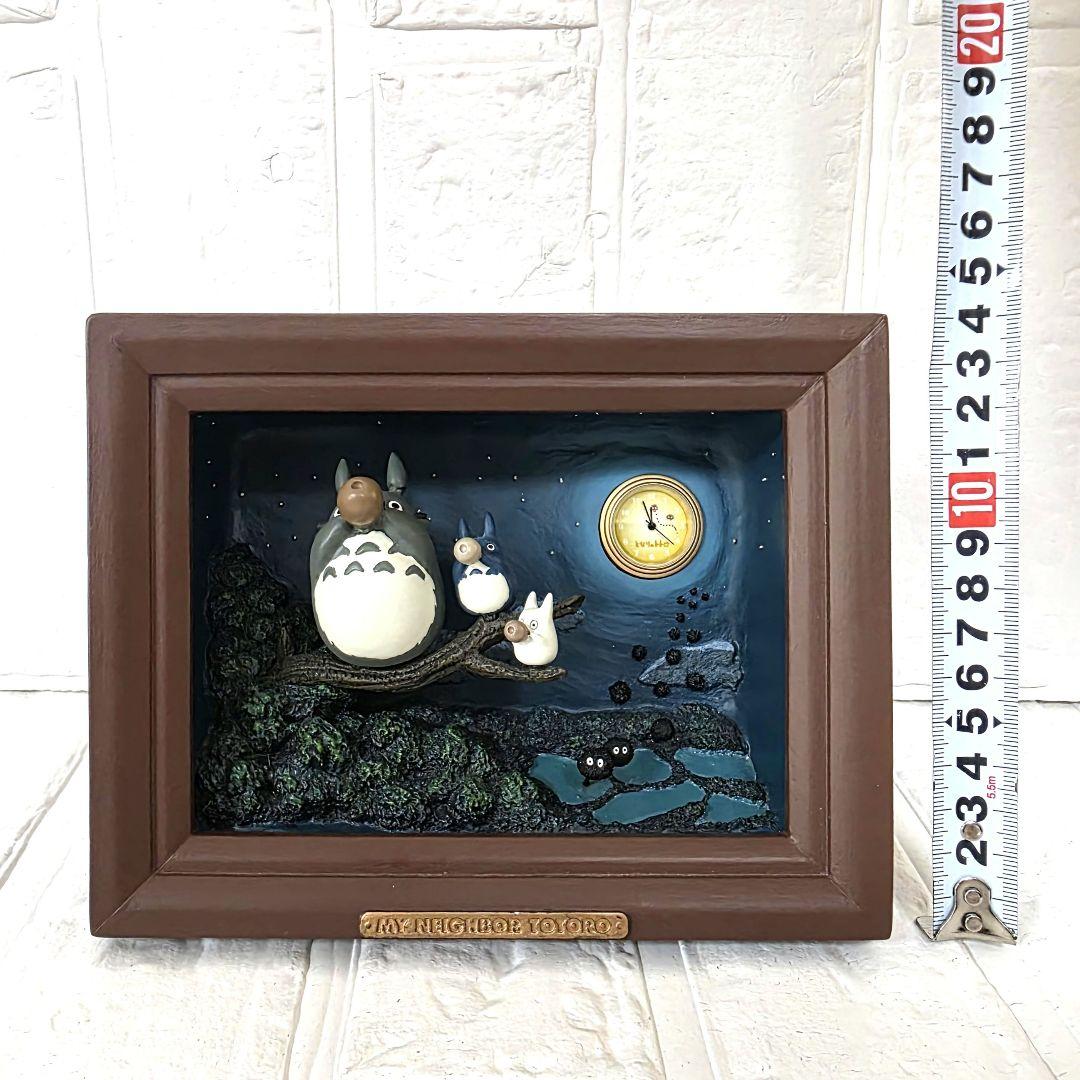 【となりのトトロ】トトロ情景時計　クロスケのお引っ越し　置時計　未使用　希少