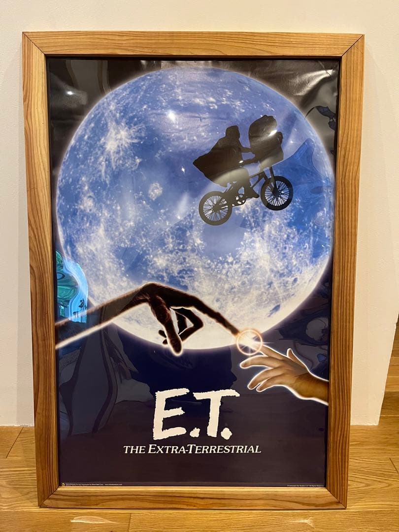 ハンドメイド無垢フレームポスター付き