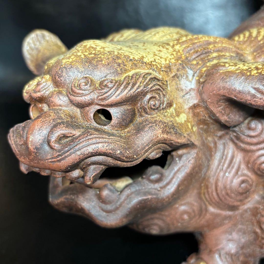 ★備前焼！獅子 置物！『木村 友敬』作！★木村長十郎友敬