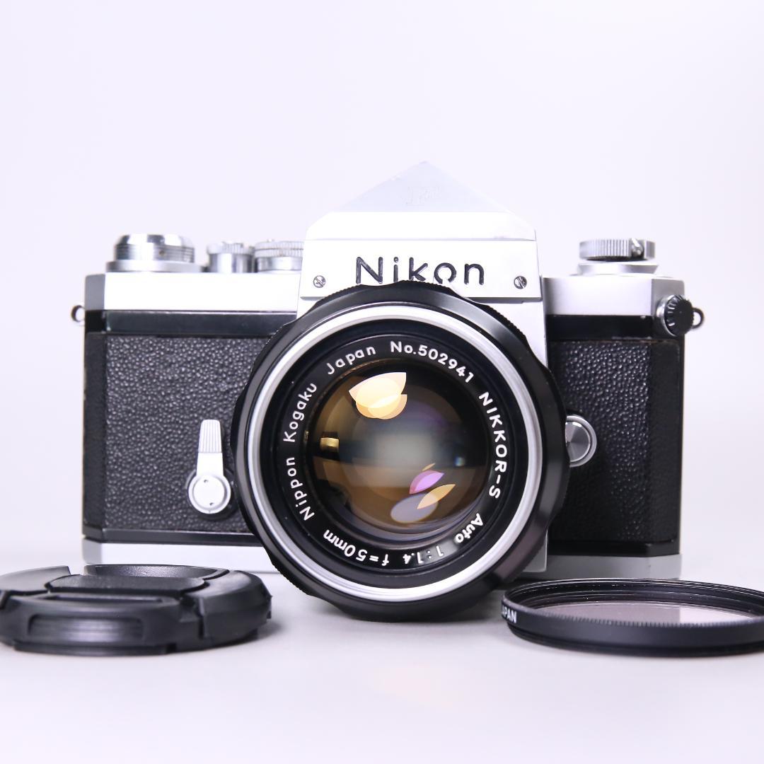 ☆完全動作☆Nikon F 50mm F1.4 アイレベル　＃501
