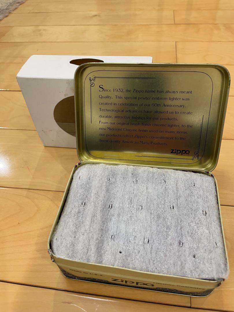 Zippo 60th Anniversary ライター　1992年