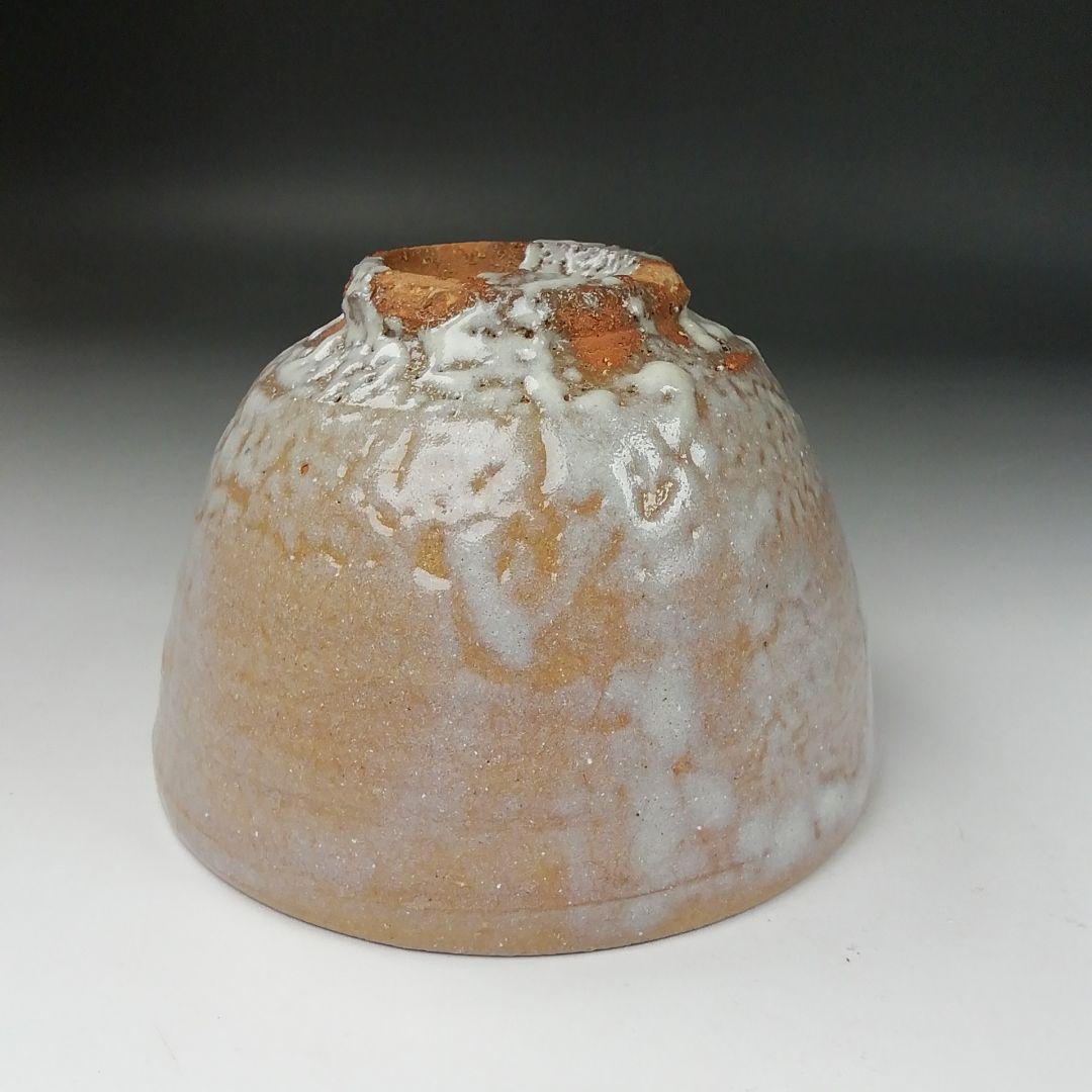 Ｔ３８２　茶碗　『梅華皮はぜ釉　茶碗』『七十四代　朝日豊斎』共箱　抹茶碗　茶道具