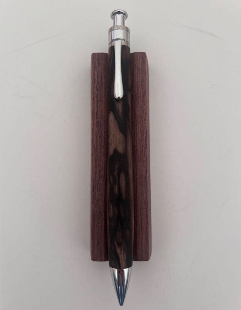 工房楔　ペンシル楔　黒柿孔雀杢