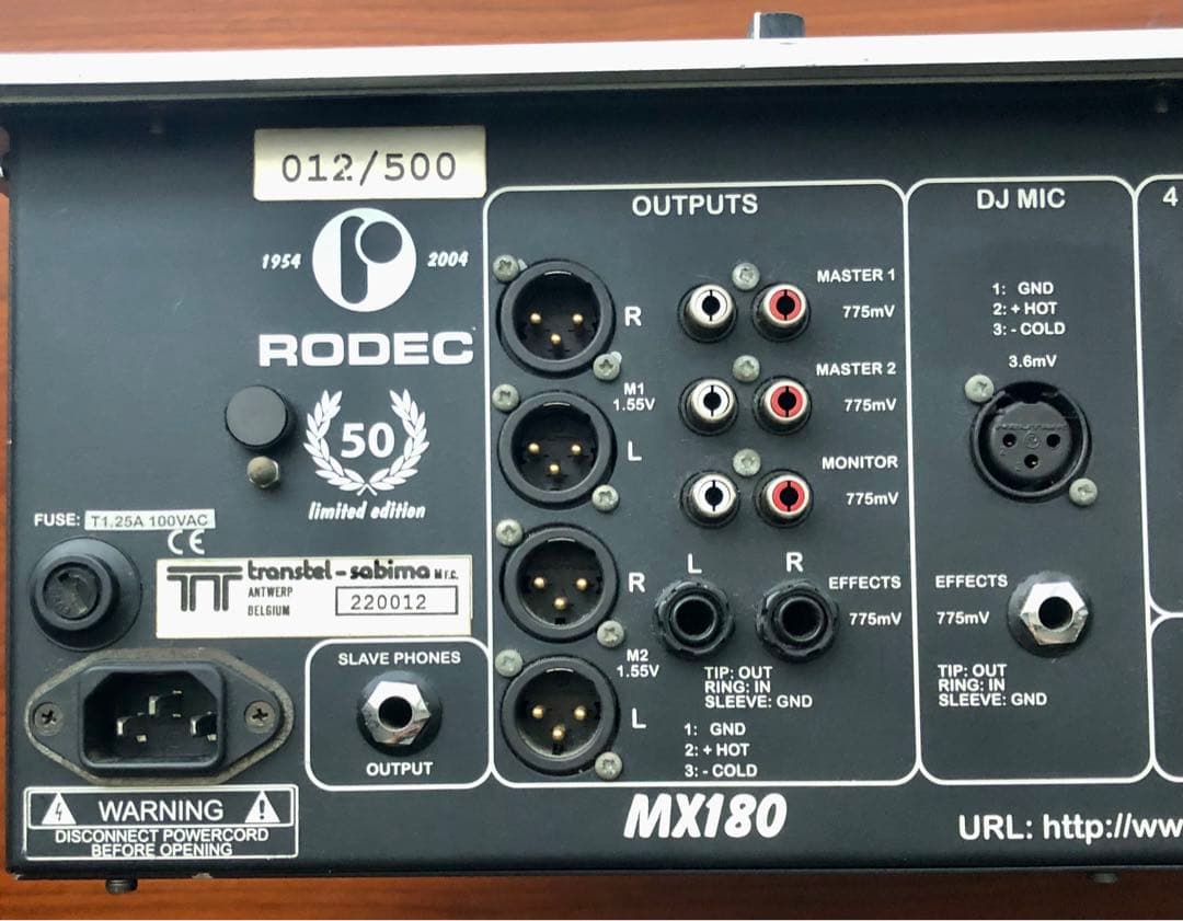 サイトウRodec MX180 Lmited Edition レアミキサー