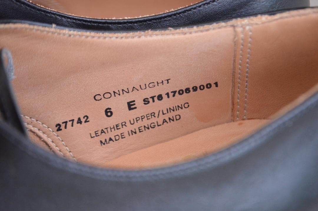 着用数回　CROCKETT＆JONES　CONNAUGHT　6E　ブラック