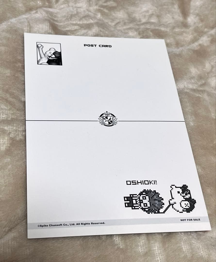 d*7様 ダンガンロンパ　桑田怜恩　おしおきポストカード　非売品　レア　購買部