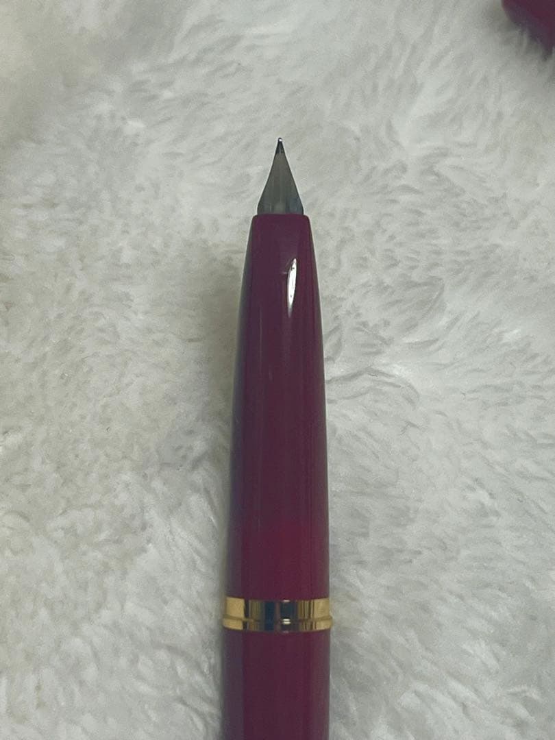 廃番 新品未使用 14金ペン先 プラチナ デスクペン 万年筆 字幅 細字