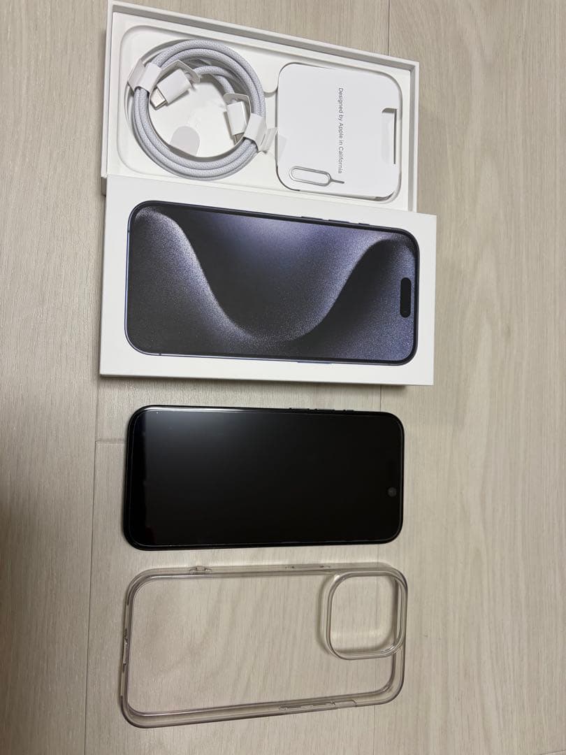 iPhone 15 Pro 256GB ブルーチタニウム