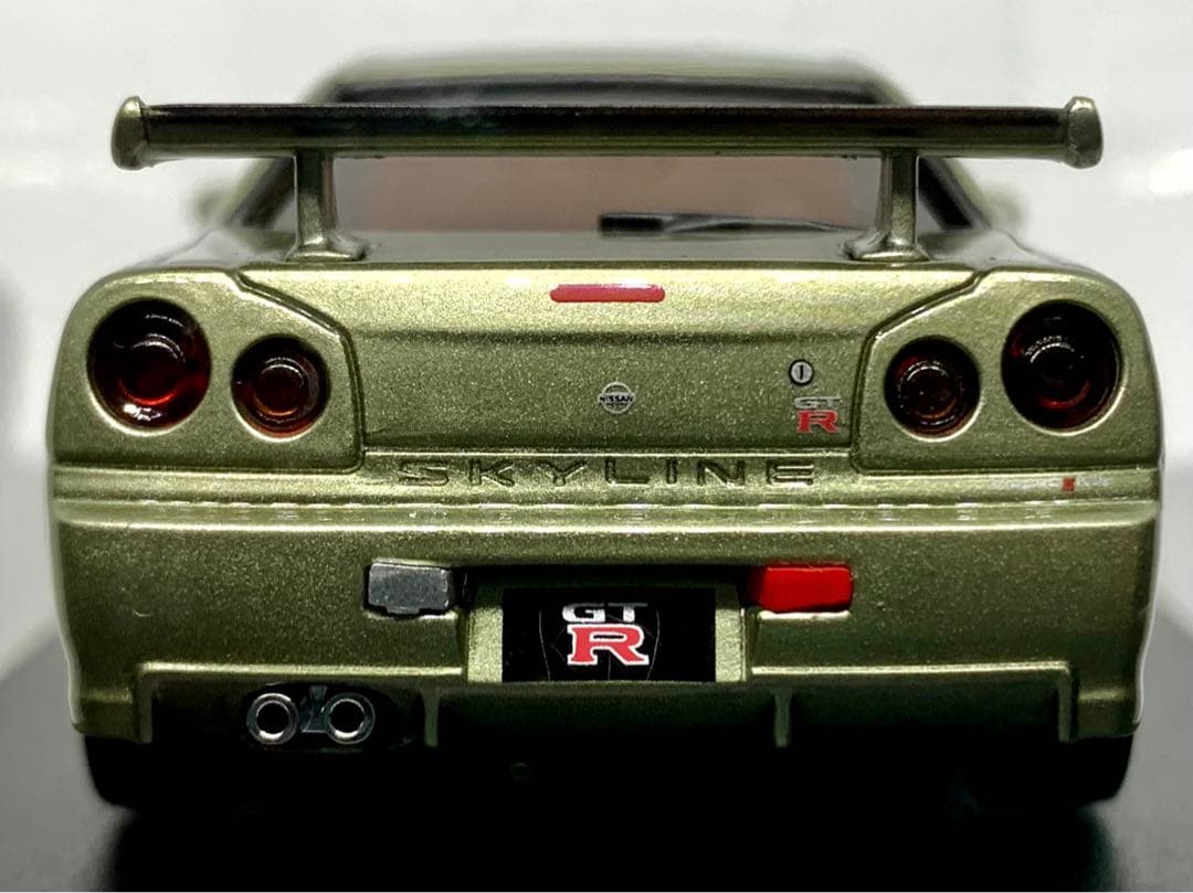 希少 京商 dNaNo オートスケール 日産 スカイライン GT-R R34