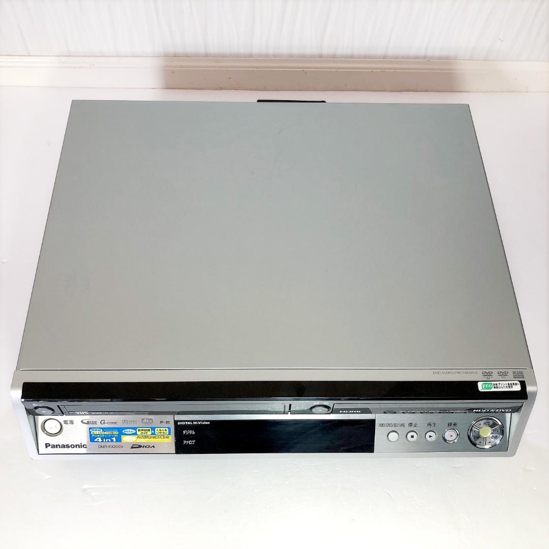 【動作良好】パナソニック DIGA ＨＤＤ内蔵 VHS DVD 一体型レコーダー