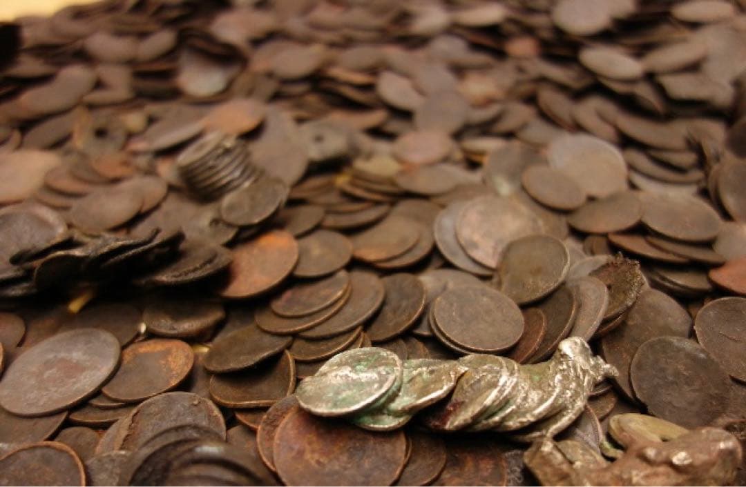 古銭 日本 外国 重量：約11kg まとめて大量 金属腐蝕多数有 ジャンク品