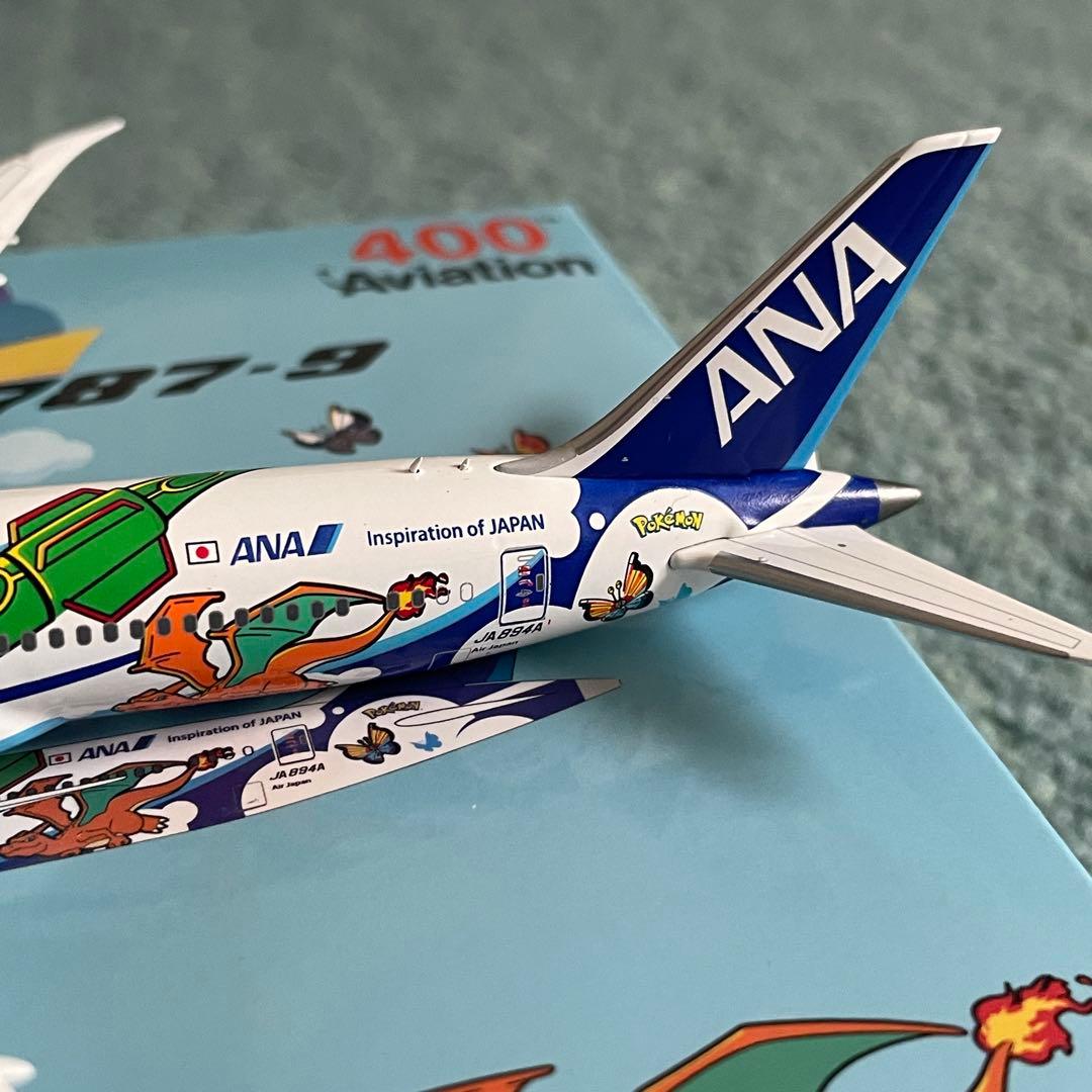 ANA 全日空 787-9 ポケモン ピカチュウジェット AV スタンドt付き