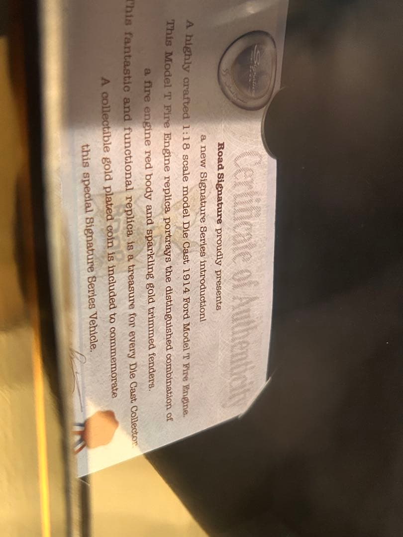 フォード　消防車　1914 modelT fire engioe ford 模型