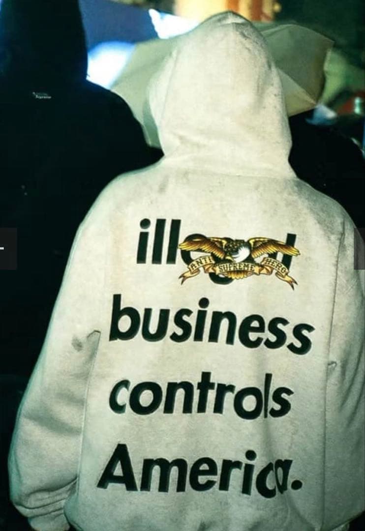 Supreme ANTIHERO Hooded Sweatshirt Lサイズ