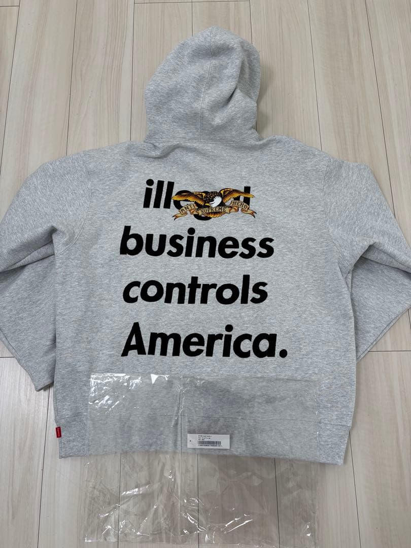Supreme ANTIHERO Hooded Sweatshirt Lサイズ